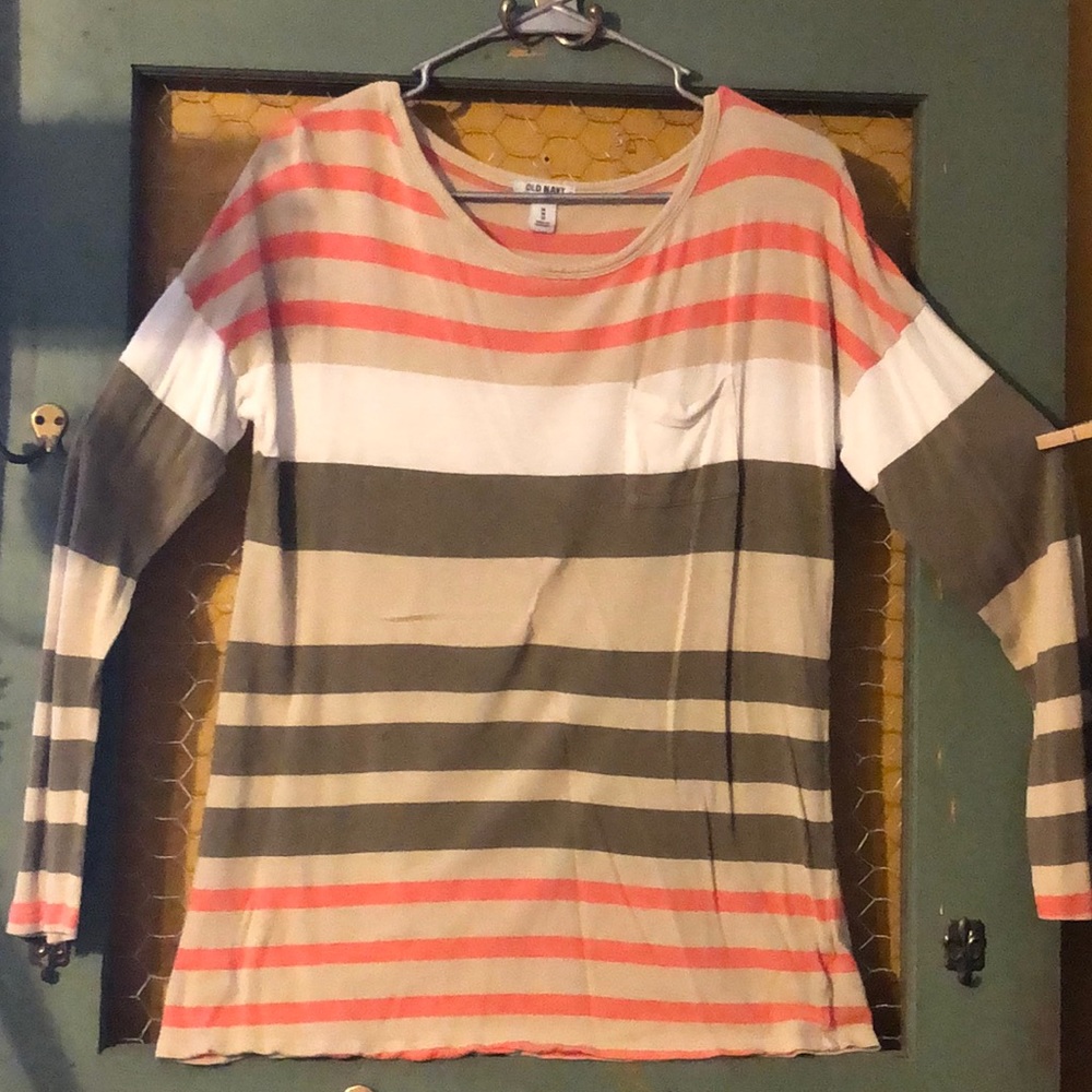 Old Navy Long Sleeve Striped Shirt